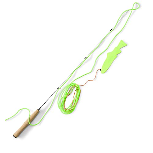 Orvis PractiCaster Übungs-Fliegenrute – kompakte Übungs-Angelrute zur Verbesserung der Wurfschlag- und Schlaufentechnik, Weiß – 36 von Orvis