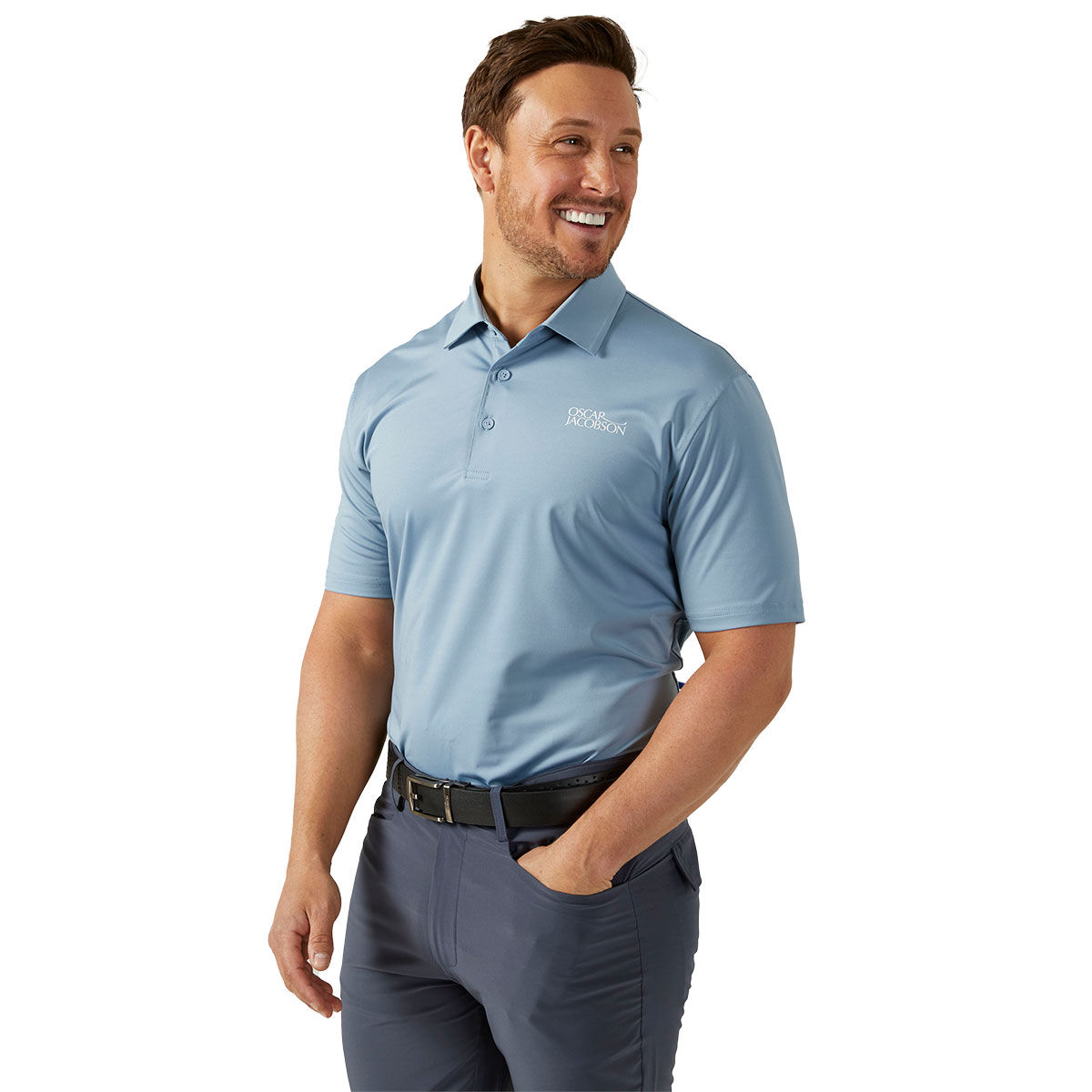 Oscar Jacobson Men's Bullock Tour Golf Polo Shirt, Mens, Nautical, Medium | American Golf von Oscar Jacobson