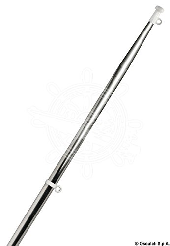 Osculati VA-Stahl Flaggenstock Kegelschnitt ohne Halter60cm von OSCULATI