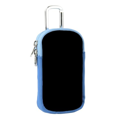 Osdhezcn Schutzhülle für MP3- und MP4-Player mit transparentem Fenster, stoßfest, Reisetasche, tragbarer Musik-Player, Organizer, MP3/MP4-Player, TPU, tragbare Aufbewahrungstasche, blau von Osdhezcn