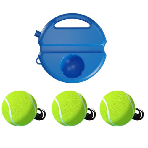 Osdhezcn Tennis-Trainer, Einzel-Tennis-Trainingsausrüstung, tragbares Tennis-Trainingsgerät für Erwachsene, Kinder, Anfänger, Einzel-Tennis-Trainingsgerät für Selbstübung von Osdhezcn