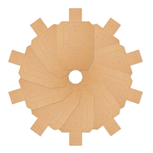 Vielseitige Zielscheiben (10 Stück) Papierziele, geeignet für Katapulte, Schlingen für Pfeile und Outdoor-Aktivitäten von Osdhezcn