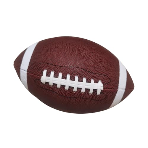 Oshhni American Football, Offizieller Football Vielseitiger Leichtgewicht-Ausrüstungs-Rugbyball Wettkampfball für Outdoor-Indoor-Sport, Größe 3 21cmx12.5cm von Oshhni