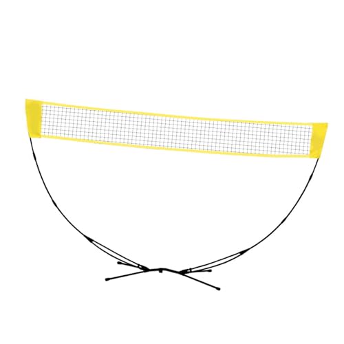 Oshhni Badmintonnetz, Ersatz-Tennisnetz, Maschennetz für Garten, Wettkampf, Hof, Outdoor, Gelb von Oshhni