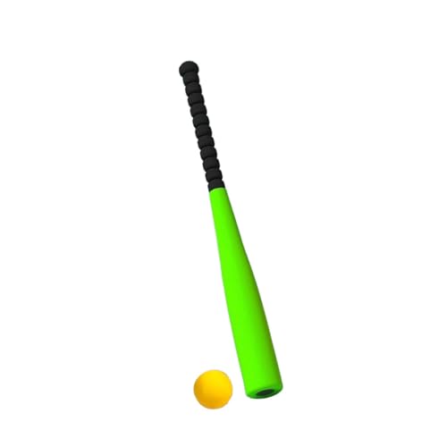 Oshhni Baseballschläger mit Ball, verschleißfest, zur Entwicklung von Fähigkeiten, Eva-Baseball-Trainingsschläger für Spielübungen bei Outdoor-Aktivitäten, GrÜn von Oshhni