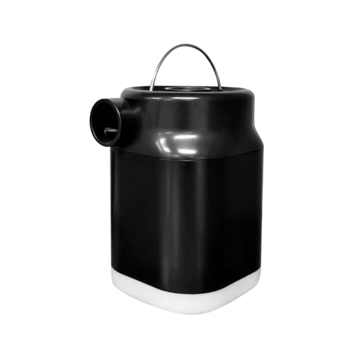 Oshhni Elektrische Luftpumpe Tragbare Luftpumpe Mini Pumpe, Inflator Deflator Pumpe für Aufblasbare, Schwarz von Oshhni