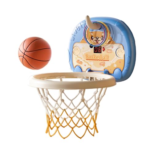 Oshhni Mini-Basketballkorb-Set für Jungen und Mädchen, Sportspielzeug, zum Aufhängen, Basketballrahmen, höhenverstellbar, für Kinder, Jungen und Mädchen, Hunde von Oshhni