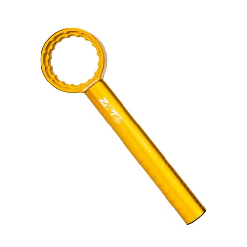 Oshhni Multifunktionales Fahrrad-Innenlager-Werkzeug, BB-Schraubenschlüssel, Gold von Oshhni