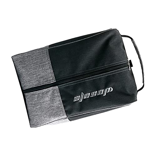 Oshhni Reise-Golfschuhtasche, Reißverschlusstasche, große Kapazität für Männer und Frauen, atmungsaktive Tasche, Outdoor-Mehrzweck-Schuhtragetasche, GRAU von Oshhni