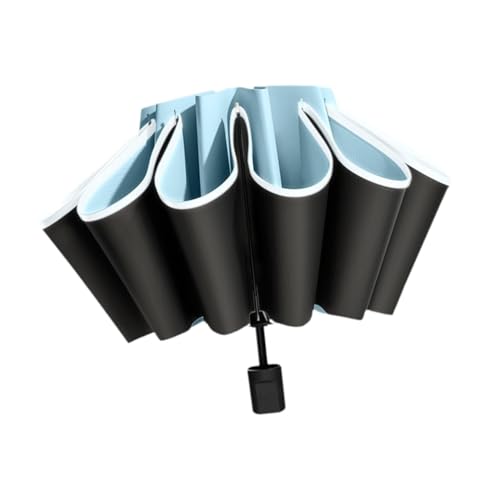 Oshhni Taschenschirm Regenschirm Ultraleicht Wasserabweisend Persönlicher Regenschirm, Blau von Oshhni