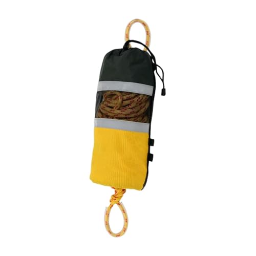 Oshhni Throwable Rope Throw Bag Wurfsäcke für Wasser mit Seil Seilwurfsack für schwimmfähiges Schlauchboot, Orange von Oshhni