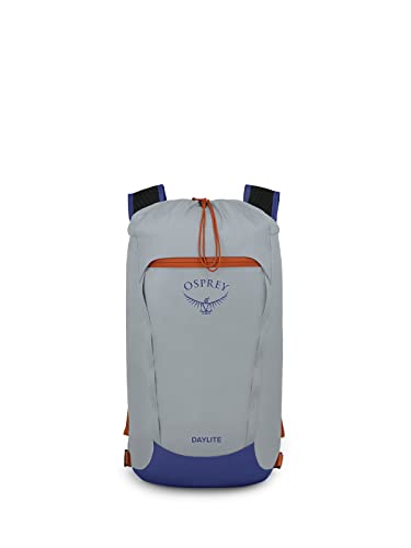 Osprey Daylite Cinch Pack Backpack, Silver Lining/Blueberry, O/S von Osprey