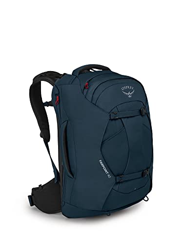 Osprey Europe Herren Farpoint 40 Rucksack, Gedecktes Space Blue, Einheitsgröße von Osprey