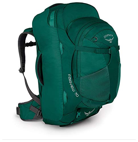 Osprey Fairview 70 Reisetasche für Frauen, mit abnehmbarem 13-Liter-TagesrucksackReisetasche für Frauen, mit abnehmbarem 13-Liter-Tagesrucksack - Rainforest Green (WS/WM) von Osprey