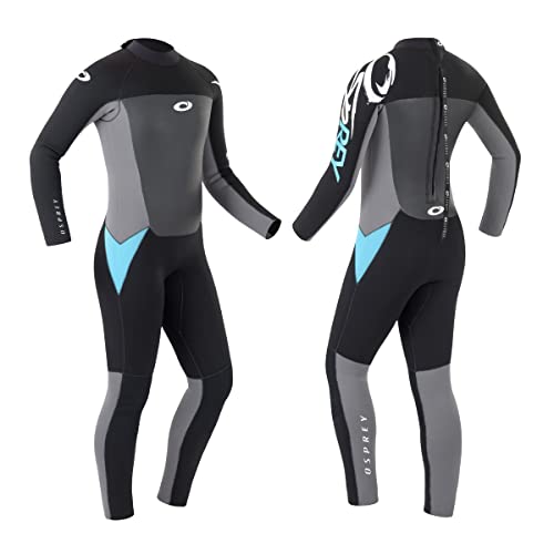 Osprey Origin Neoprenanzug Damen 5mm Lang Winter Wetsuit und Surfanzug, Blau, Klein (S) von Osprey