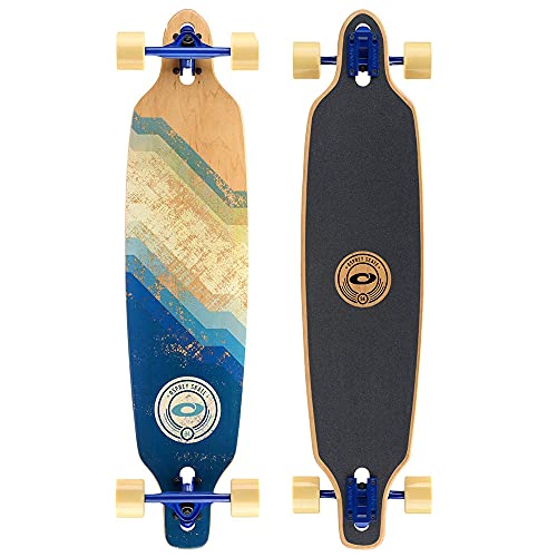 Osprey | Twin Tip Longboard, 99,1 cm komplettes Skateboard, 7-lagiges kanadisches Ahorn-Deck, für Kinder, Erwachsene und Anfänger, Slide Fade, mehrere Farben von Osprey