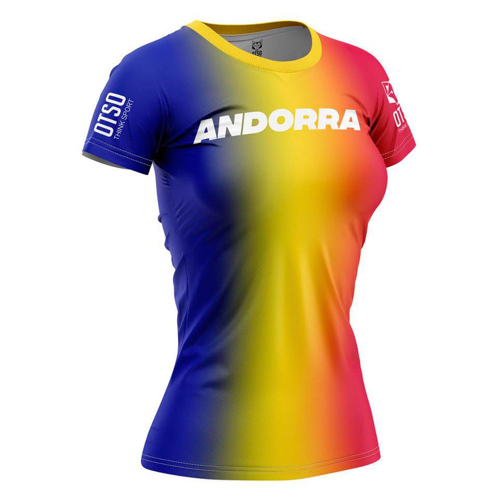 Otso Andorra Short Sleeve T-shirt Gelb,Rot,Blau L Frau von Otso