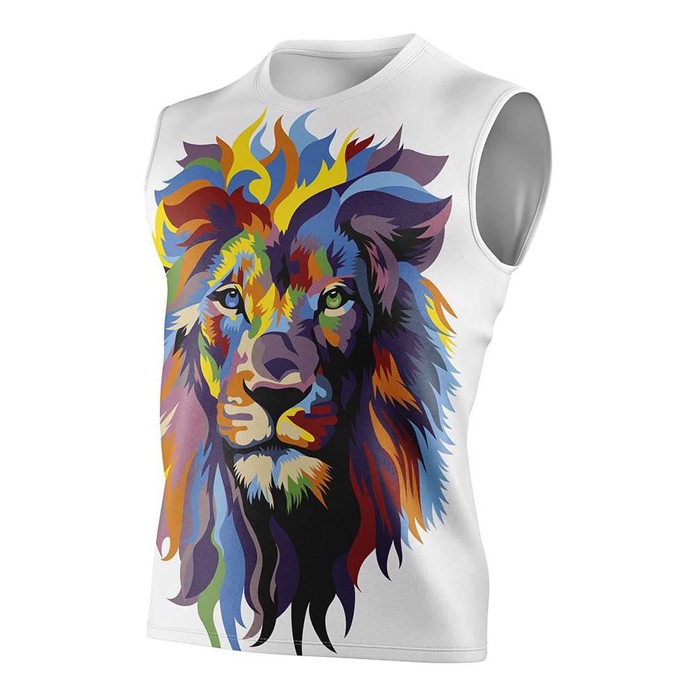 Otso Be A Lion Sleeveless T-shirt Mehrfarbig XL Mann von Otso
