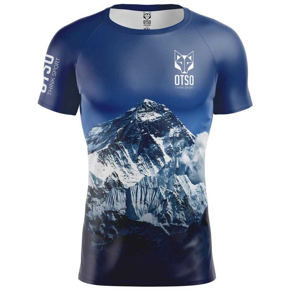 Otso M/corta Everest Short Sleeve T-shirt Blau L Mann von Otso