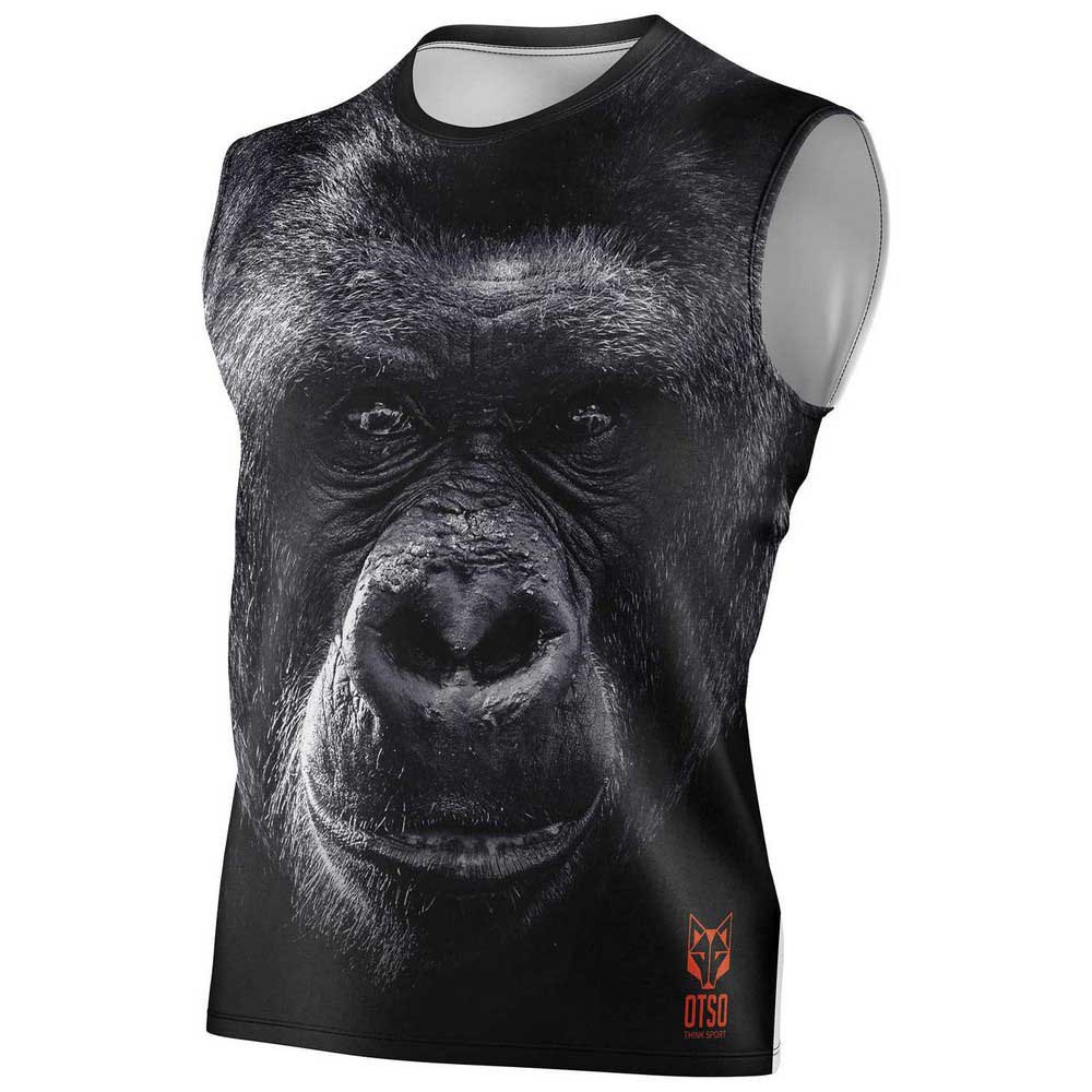 Otso S/manga Gorilla Sleeveless T-shirt Schwarz XL Mann von Otso