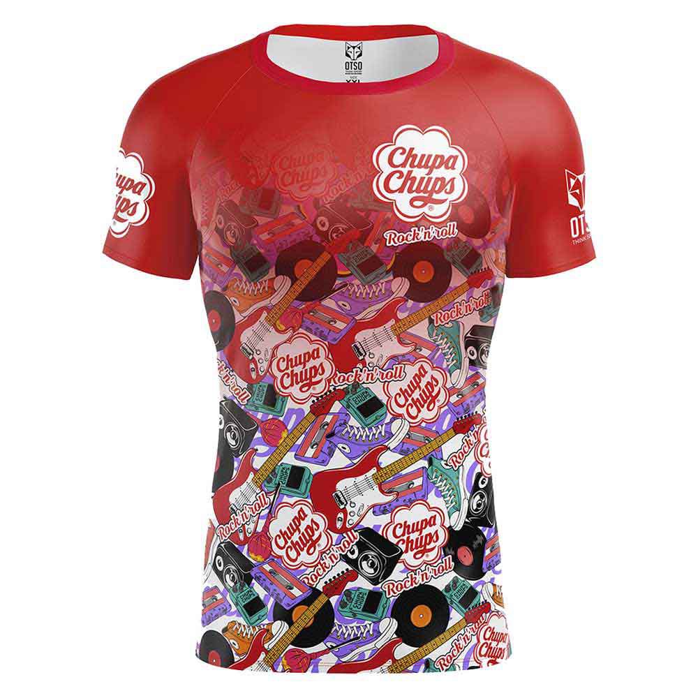 Otso Chupa Chups Rock´n´roll Short Sleeve T-shirt Mehrfarbig S Mann von Otso