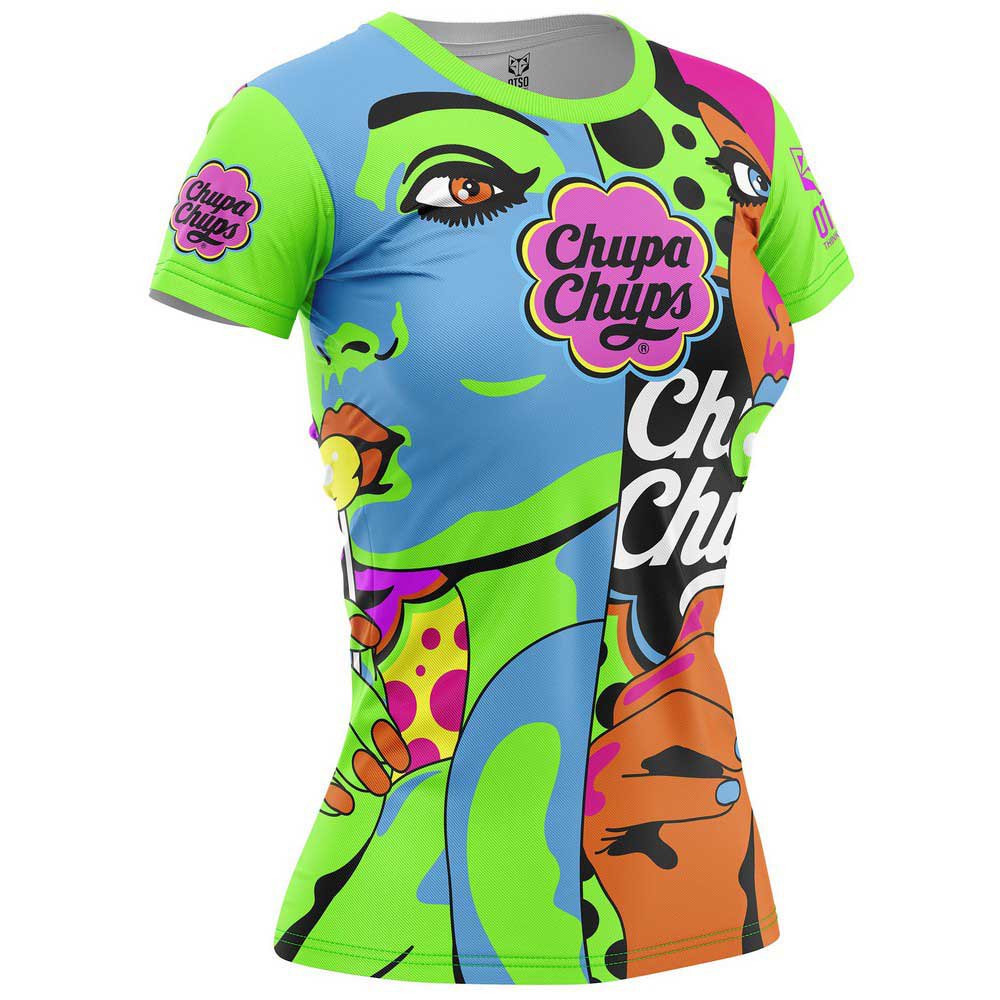 Otso Chupa Chups Warhool Short Sleeve T-shirt Mehrfarbig L Frau von Otso