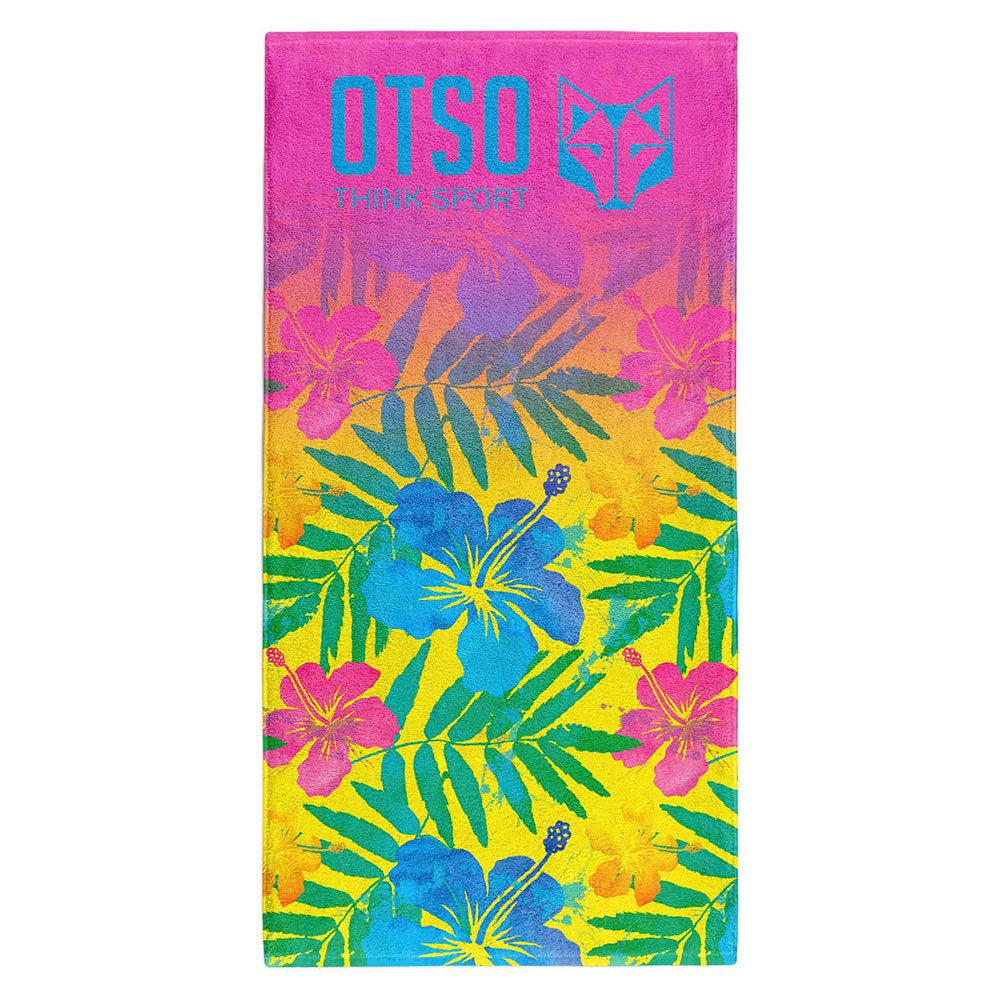 Otso Microbiber Floral Towel Rosa von Otso