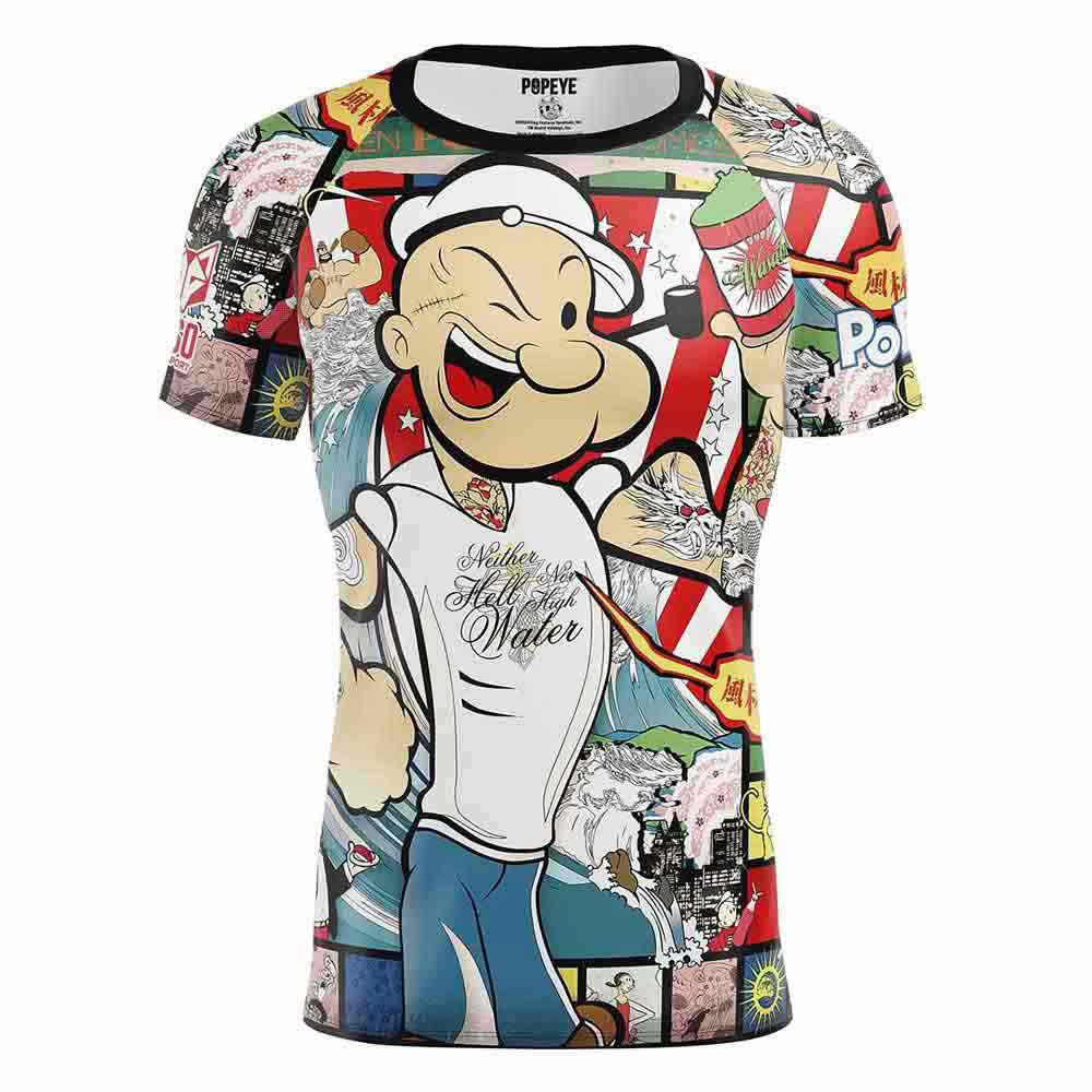 Otso Popeye Art Show Short Sleeve T-shirt Mehrfarbig XL Mann von Otso
