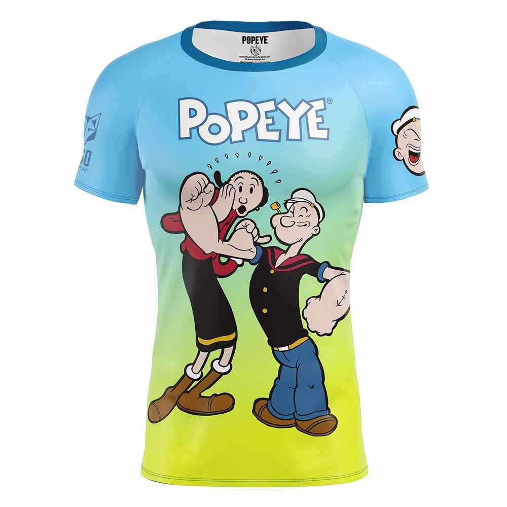 Otso Popeye & Olive Short Sleeve T-shirt Gelb XL Mann von Otso