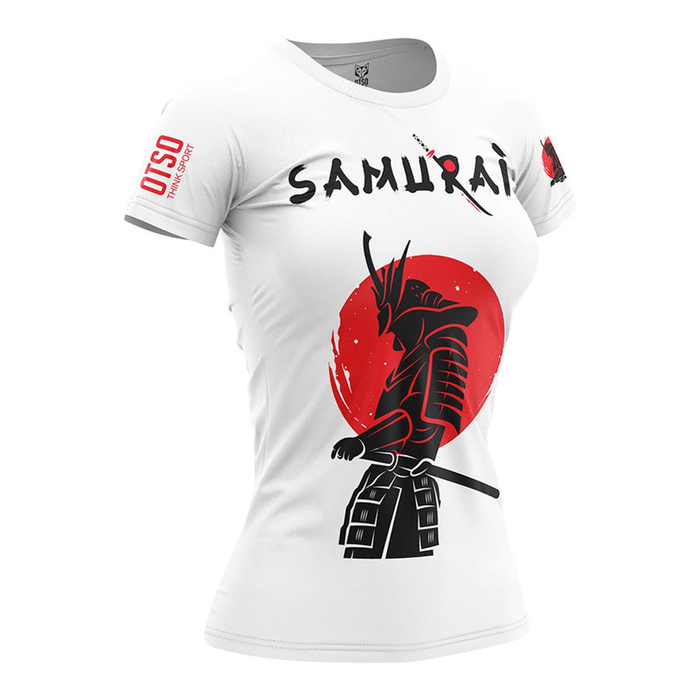 Otso Samurai Short Sleeve T-shirt Weiß L Frau von Otso