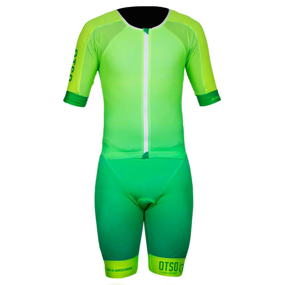 Otso Short Sleeve Trisuit Grün XL Mann von Otso