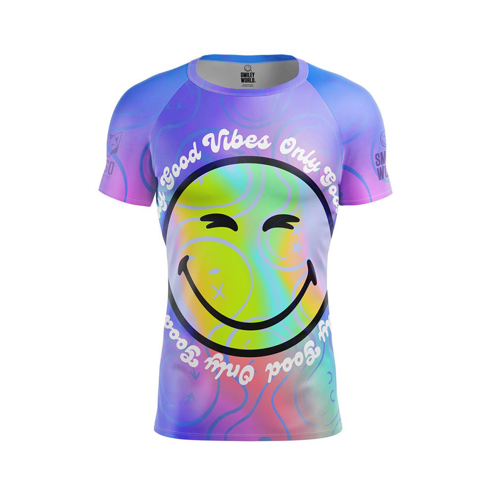 Otso Smileyworld Vibes Short Sleeve T-shirt Lila M Mann von Otso