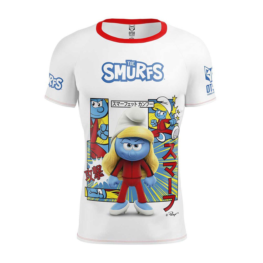 Otso Smurfs Short Sleeve T-shirt Weiß L Mann von Otso