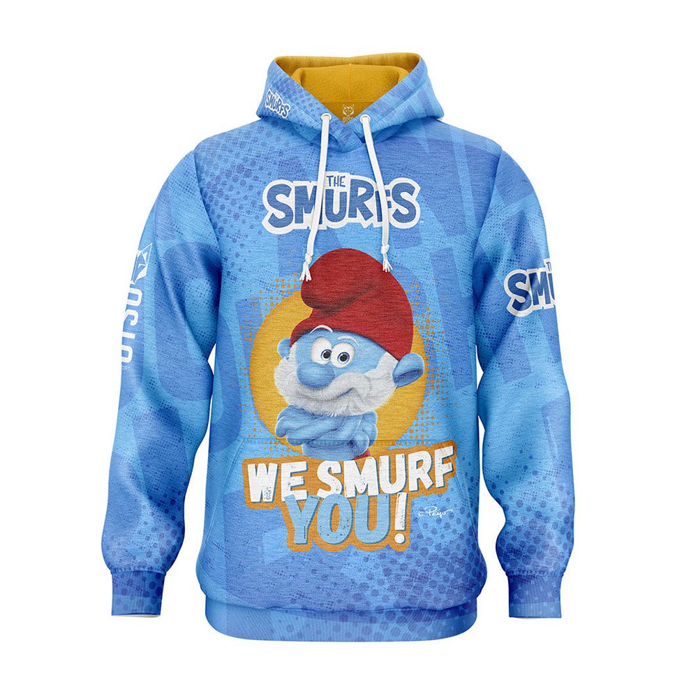 Otso Smurfs We Smurf You! Hoodie Blau XL Mann von Otso