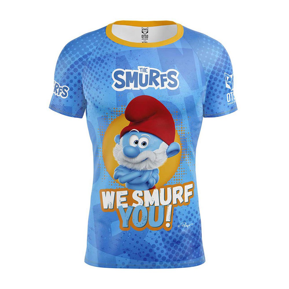Otso We Smurf You! Short Sleeve T-shirt Blau S Mann von Otso