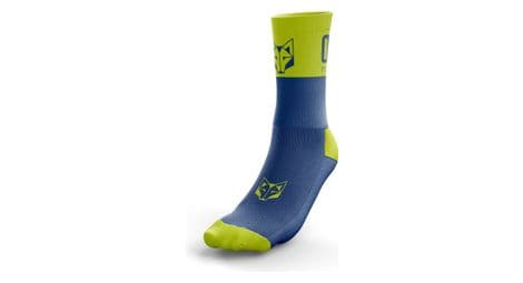 otso multisport medium cut socken blau gelb von Otso