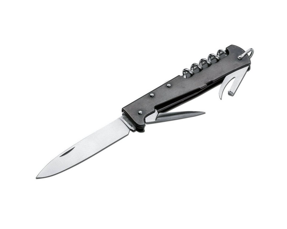 Otter Messer Taschenmesser Mercator-Messer Multi groß Stahl brüniert, Klinge Carbonstahl, Backlock von Otter Messer