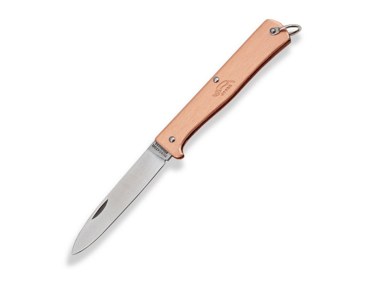 Otter Messer Taschenmesser Mercator-Messer klein Kupfer, Klinge rostfrei, Slipjoint von Otter Messer
