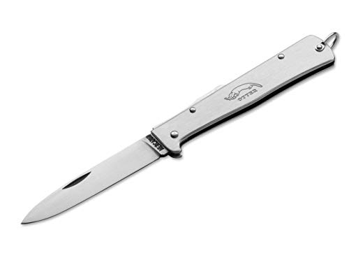 Otter Unisex – Erwachsene Mercator-Messer Edelstahl Taschenmesser, Silber, 19,5 cm von Otter