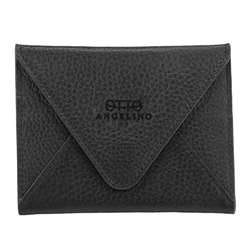 Otto Angelino Kreditkartenetui und Reisebrieftasche aus echtem Leder mit Magnetverschluss, Kreditkartenetui – Unisex von Otto Angelino