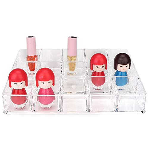 Organisieren Sie Ihren Nagellack, Lippenstifte und Kosmetika mit Dieser Aufbewahrungsbox mit 15 Fächern, perfekt für Make-up-Enthusiasten und Schönheitsliebhaber von Otufan