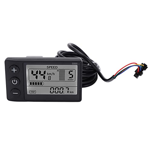 Otufan S866 LCD-Display Für Elektrofahrräder, 24 V, 36 V, 48 V – Wasserdichtes Fahrrad-Bedienfeld – Kabelloser Tachometer-Kilometerzähler – GPS-Fahrradcomputer Für Elektroroller von Otufan