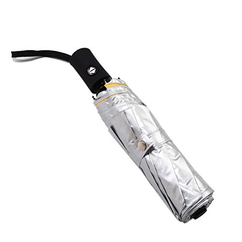 Oumefar Anti-UV Mini 3 Faltschirm Regenschirm Winddichter Silberkleber von Oumefar