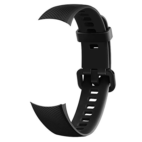 Uhrenarmband für Huawei Honor 4 Smart Watch Armband Mode-Sport-Silikon-Armband Handschlaufe Band Ersatzband Smart Watch Zubehör für Huawei Honor 4 Smart Watch (Schwarz) von Ouneed Huawei Honor 4 Smart Watch Armband