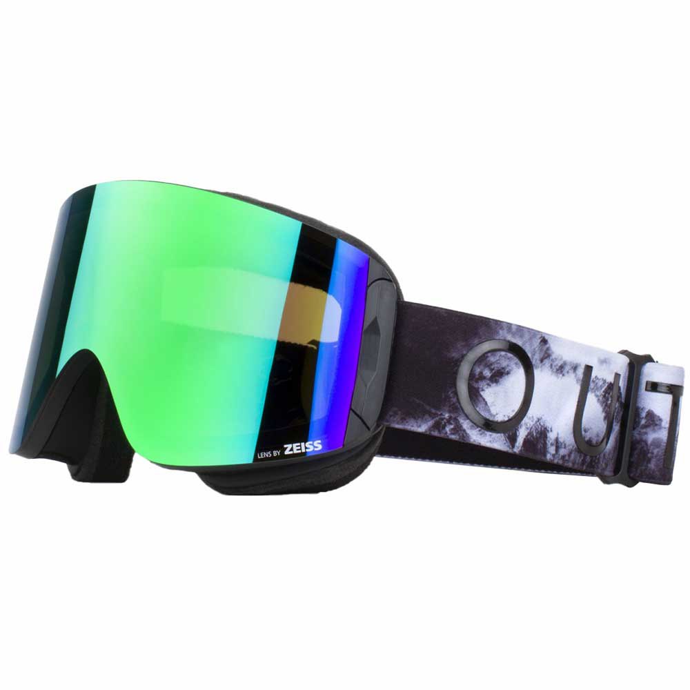 Out Of Katana Ski Goggles Schwarz Green MCI/CAT2+Storm/CAT1 von Out Of