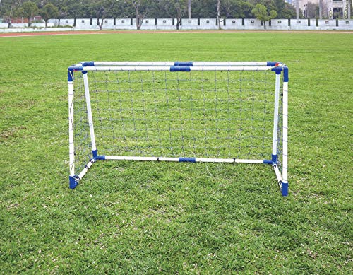 Outdoor Play | Garten Fußballtor für Kinder und Erwachsene aus Metall, Fussbaltore in Top Qualität, wetterfest, für Soft- und Lite Bälle (153x100cm) von Outdoor Play