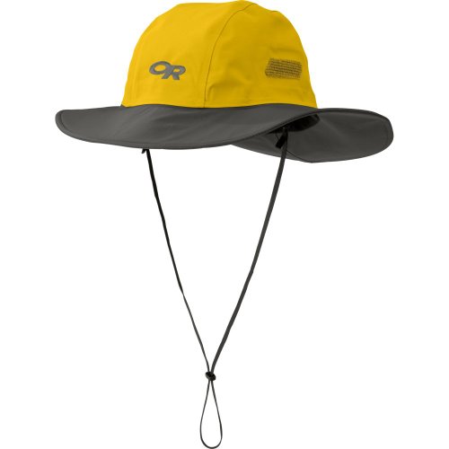 Outdoor Research Seattle Sombrero Hat, Damen Herren, Seattle Sombrero, Yellow/Dark Grey, Large von Outdoor Research