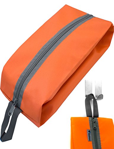 Outdoor Saxx® – Camping-Tasche Zelt-Tasche Schuh-Tasche, Ausrüstungs-Tasche Kultur-Beutel, Kleider-Tasche, Reiß-Verschluss Schlaufe strapazierfähig, 35x15x10cm orange von Outdoor Saxx