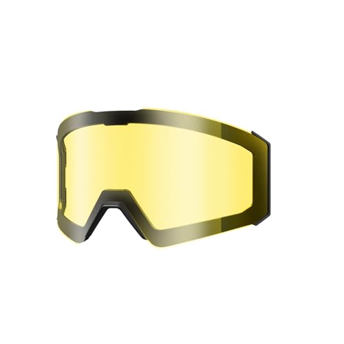 OutdoorMaster Falcon Kinder Ski Brillen Linse, austauschbare magnetische Linse, Anti-Nebel zylindrische Linse für Snowboard Brillen von OutdoorMaster