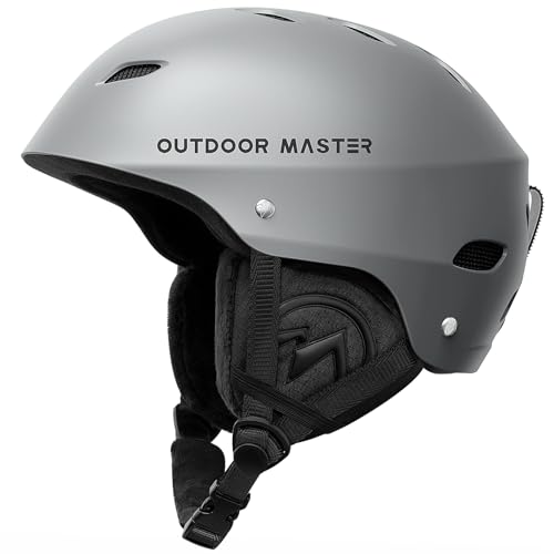 OutdoorMaster Kelvin Unisex Skihelm - Schneesporthelm für Skifahren/Snowboard mit Belüftungssystem, Schneehelm für Herren, Damen & Jugend von OutdoorMaster